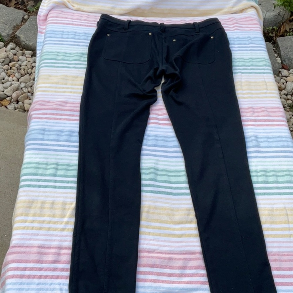 Eh 🎁 Free people skinny pants sz 29 inseam 30 black front and back pockets - Picture 7 of 13
